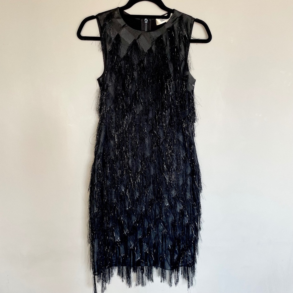Diane von Furstenberg Nadi Fringe Dress Size 0 - Picture 3 of 8